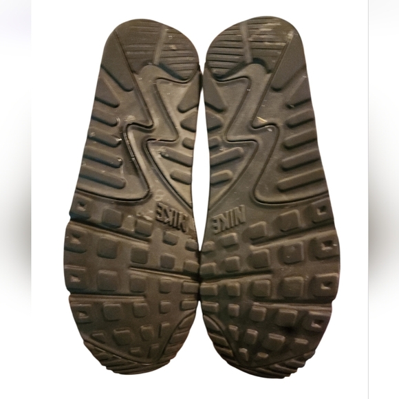 NIKE AIR MAX 90 ID BLACK WHITE SIZE MENS 9.5 [931902-992] NIKEiD custom Real Ego - Picture 8 of 8